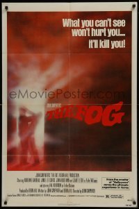 2r396 FOG 1sh 1980 John Carpenter, what you can't see won't hurt you, it'll kill you!