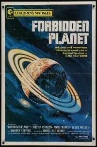 2r400 FORBIDDEN PLANET 1sh R1972 fabulous and mysterious adventures await you in the year 2200!