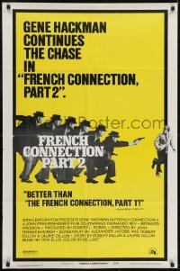 2r411 FRENCH CONNECTION II style D 1sh 1975 John Frankenheimer, cool time lapse of Gene Hackman!