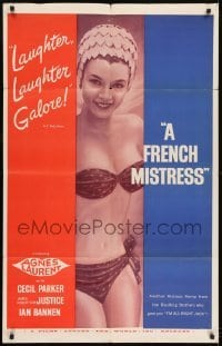 2r412 FRENCH MISTRESS 1sh 1960 great images of super sexy Agnes Laurent
