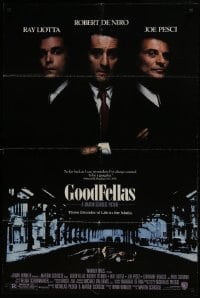 2r454 GOODFELLAS DS 1sh 1990 Robert De Niro, Joe Pesci, Ray Liotta, Martin Scorsese classic!