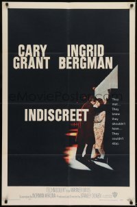 2r549 INDISCREET 1sh 1958 Cary Grant & Ingrid Bergman, directed by Stanley Donen!