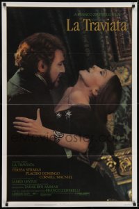 2r581 LA TRAVIATA 1sh 1983 Franco Zeffirelli, Placido Domingo, great romantic image, opera!