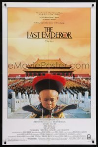 2r590 LAST EMPEROR 1sh 1987 Bernardo Bertolucci epic, image of young Chinese emperor w/army!