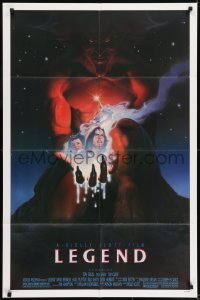 2r601 LEGEND 1sh 1986 Tom Cruise, Mia Sara, Tim Curry, Ridley Scott, cool fantasy artwork!