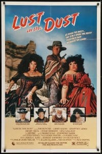 2r632 LUST IN THE DUST 1sh 1984 Divine, Tab Hunter, together they ravaged the land, wild image!