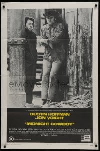 2r657 MIDNIGHT COWBOY 1sh 1969 Dustin Hoffman, Jon Voight, John Schlesinger classic, x-rated!
