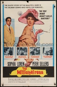2r661 MILLIONAIRESS 1sh 1960 beautiful Sophia Loren is the richest girl in the world, Peter Sellers