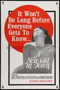 2r693 NEW GIRL IN TOWN 1sh 1960s it won't be long before everyone knows Lola Valentine!