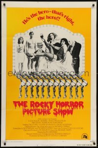2r778 ROCKY HORROR PICTURE SHOW style B int'l 1sh 1975 c/u lips image, a different set of jaws!
