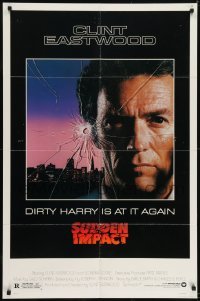 2r868 SUDDEN IMPACT 1sh 1983 Clint Eastwood is at it again as Dirty Harry, great image!