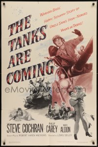 2r883 TANKS ARE COMING 1sh 1951 Sam Fuller, Steve Cochran, Uncle Sam's iron-nerved yanks in tanks!