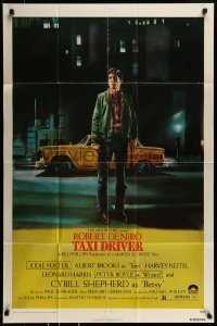 2r885 TAXI DRIVER 1sh 1976 classic art Robert De Niro by Guy Peellaert, Martin Scorsese!
