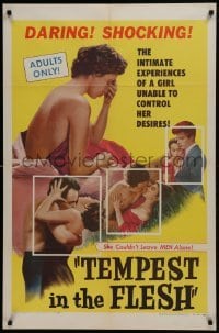 2r890 TEMPEST IN THE FLESH 1sh 1955 intimate experiences of a girl unable to control her desires!