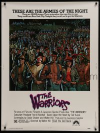 2t162 WARRIORS 30x40 1979 Walter Hill, David Jarvis artwork of the armies of the night!