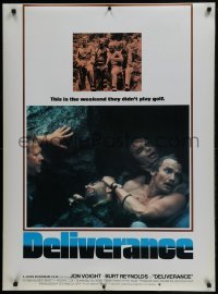 2t165 DELIVERANCE 28x38 special acetate poster 1972 the weekend they didn't play golf, ultra rare!
