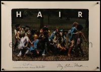 2t380 HAIR signed #41/200 17x24 limited edition print 1979 by Milos Forman & Mary Ellen Mark!