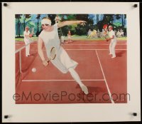 2t381 JUPP WIERTZ 23x27 German art print 1934 wonderful art of woman playing tennis!