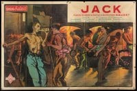2w086 JACK French 4p 1913 art of workers hauling & shoveling coal in furnace, ultra rare!