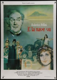 2w099 AND THE SHIP SAILS ON Italian 1p 1983 Federico Fellini's E la nave va, Rinaldo Geleng art!