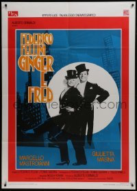 2w103 GINGER & FRED Italian 1p 1986 Federico Fellini, Marcello Mastroianni, Giulietta Masina