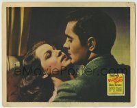 2w285 BLOOD & SAND LC 1941 best close up of Tyrone Power about to kiss beautiful Rita Hayworth!