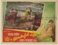 2w259 IT'S A WONDERFUL LIFE LC #8 1946 James Stewart & Donna Reed flashback, Frank Capra classic