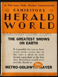2w190 EXHIBITORS HERALD WORLD exhibitor magazine July 6, 1929 with United Artists 29/30 yearbook!