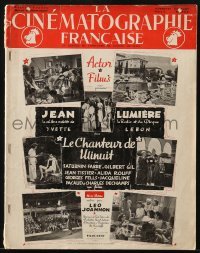 2w200 LA CINEMATOGRAPHIE FRANCAISE French exhibitor magazine August 27, 1937 La Grande Illusion!