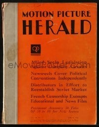 2w193 MOTION PICTURE HERALD exhibitor magazine June 13, 1936 Disney's Three Little Wolves & more!