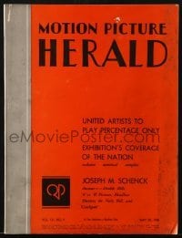 2w197 MOTION PICTURE HERALD exhibitor magazine May 28, 1938 Crime School, Marie Antoinette & more!