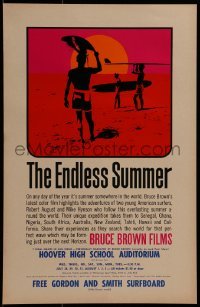 2w109 ENDLESS SUMMER 11x17 special poster 1965 Bruce Brown, John Van Hamersveld art, predates 1sh!
