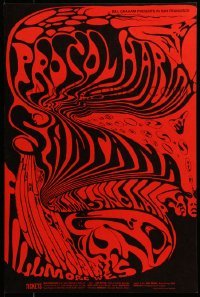 2w076 PROCOL HARUM/SANTANA/SALLOOM-SINCLAIR 14x21 music poster 1968 psychedelic Lee Conklin art!