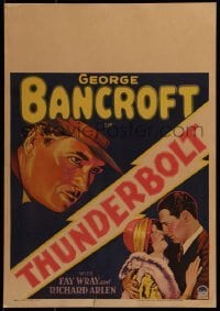 2w114 THUNDERBOLT WC 1929 Josef von Sternberg, art of George Bancroft, Fay Wray & Richard Arlen!
