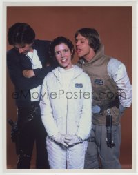 2x180 EMPIRE STRIKES BACK color 10x12.75 RE-STRIKE photo 2010s Hamill, Carrie Fisher, Harrison Ford!