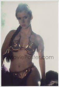 2x191 RETURN OF THE JEDI color 10x15 RE-STRIKE photo 2010s sexiest Princess Leia in slave costume!