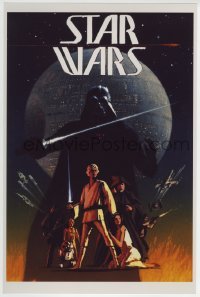 2x197 STAR WARS color 10x15 RE-STRIKE photo 2010s unused art by Ralph McQuarrie & Larry Noble!