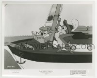 2x619 ADVENTURES OF CHIP 'N' DALE TV 8.25x10 still 1959 great image of chipmunks on tiny ship!