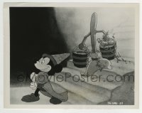 2x640 DISNEYLAND TV 8x10.25 still 1955 Mickey Mouse as the Sorcerer's Apprentice from Fantasia!