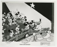 2x643 DONALD'S SILVER ANNIVERSARY TV 8.25x10 still 1960 he's yelling at laughing mice in audience!
