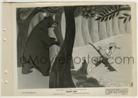 2x663 MELODY TIME 8x11 key book still 1948 bear watches young Johnny Appleseed plowing dirt!
