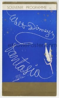 2x615 FANTASIA English program 1941 Walt Disney musical cartoon classic, wonderful different art!