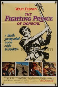 2x283 FIGHTING PRINCE OF DONEGAL style A 1sh 1966 Disney, reckless young rebel rocks an empire!