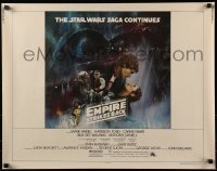 2x133 EMPIRE STRIKES BACK int'l 1/2sh 1980 classic Gone With The Wind style art by Kastel!