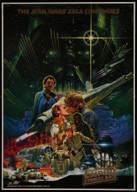 2x101 EMPIRE STRIKES BACK Japanese 1980 George Lucas sci-fi, Noriyoshi Ohrai art, Toho commercial!