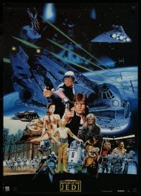 2x113 RETURN OF THE JEDI style A Japanese commercial 1983 George Lucas, cast montage, Yamakatsu!
