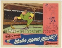 2x398 MAKE MINE MUSIC LC 1946 Disney feature cartoon, best baseball image of Casey at the Bat!