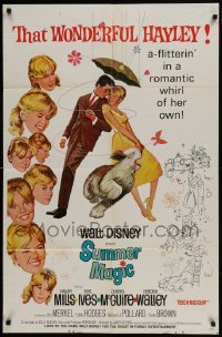 2x354 SUMMER MAGIC 1sh 1963 Hayley Mills, Burl Ives, Dorothy McGuire, Walley!