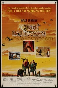 2x360 THOSE CALLOWAYS style A 1sh 1965 Walt Disney, Brian Kieth, they dared to dream the impossible