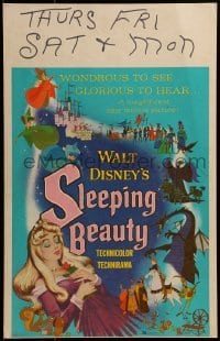 2x253 SLEEPING BEAUTY WC 1959 Walt Disney cartoon fairy tale fantasy classic, great montage art!